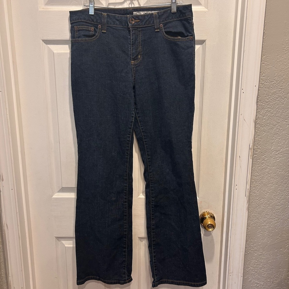 DKNY Jeans Womens 14R Dark Wash Denim‎ Bootcut Jeans Classic Fit Casual